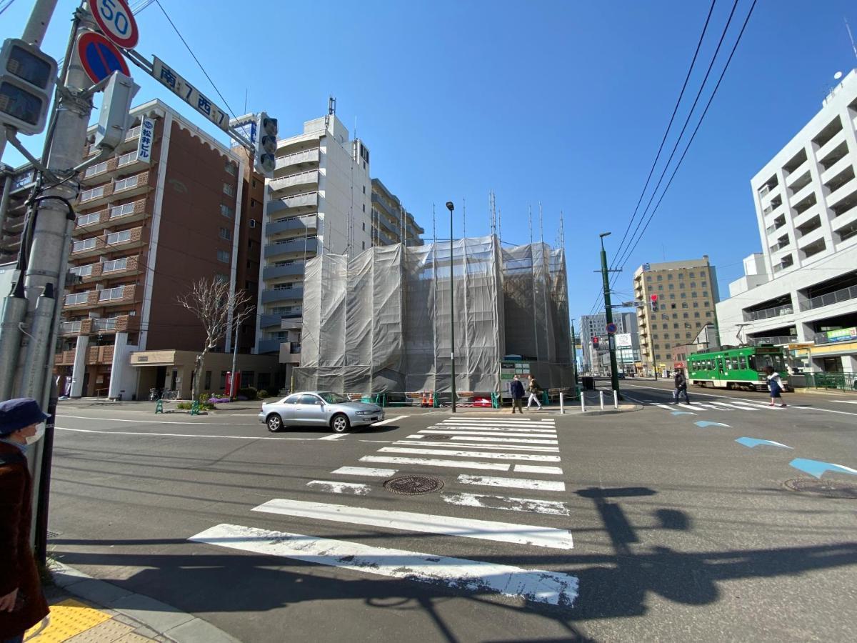 Appartamento M88303スーペリアルーム最大7名 東本願寺駅前 すすきのエリア 観光食事好立地 Sapporo Esterno foto