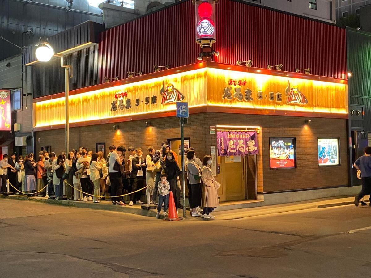 Appartamento M88303スーペリアルーム最大7名 東本願寺駅前 すすきのエリア 観光食事好立地 Sapporo Esterno foto